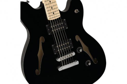 Гітара напівакустична SQUIER by FENDER AFFINITY SERIES STARCASTER MAPLE FINGERBOARD BLACK - JCS.UA фото 3