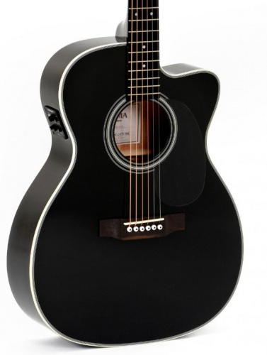 Электроакустическая гитара Sigma 000MC-1STE-BK + (Fishman Presys II) - JCS.UA фото 3