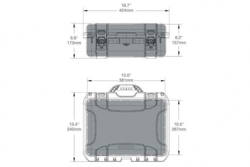 Кейс Nanuk 920 case w/foam insert for Sony A7 Graphite - JCS.UA фото 2