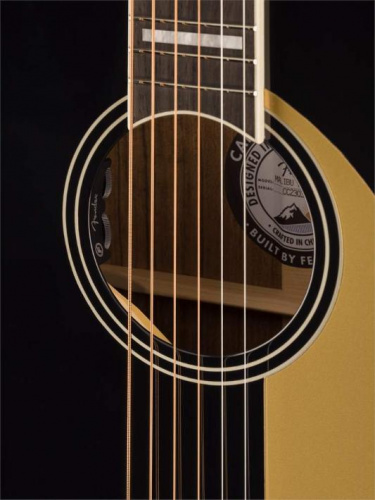 Электроакустическая гитара FENDER MALIBU VINTAGE BLACK W/C - JCS.UA фото 4