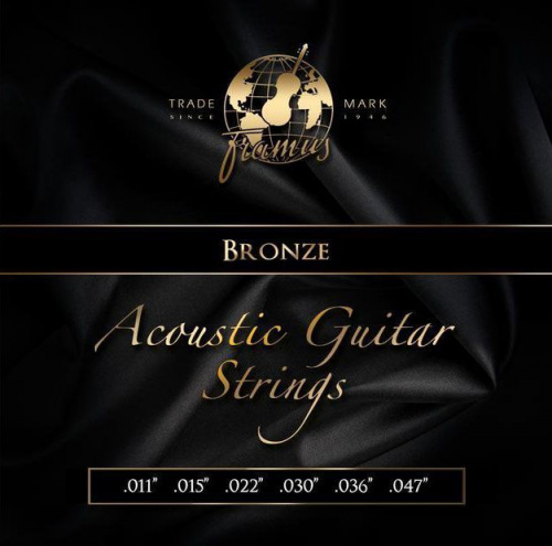 Струни для акустичної гітари FRAMUS 48200 Bronze Light (11-47) - JCS.UA фото 2