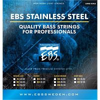 Струны EBS SS-CM STAINLESS STEEL STRINGS CLASSIC MEDIUM 5-STRINGS - JCS.UA