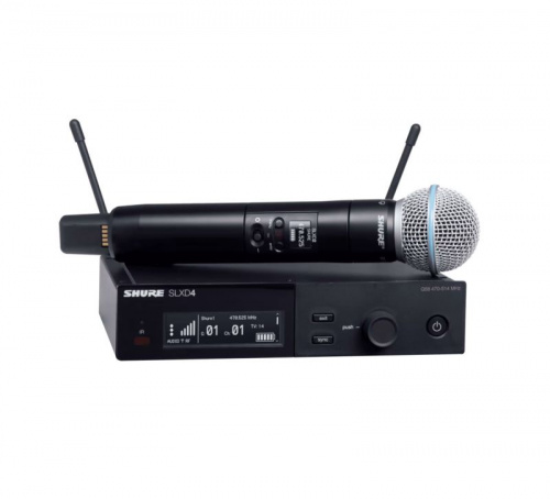 Цифровая вокальная радиосистема Shure SLXD24E/B58-H56 - JCS.UA