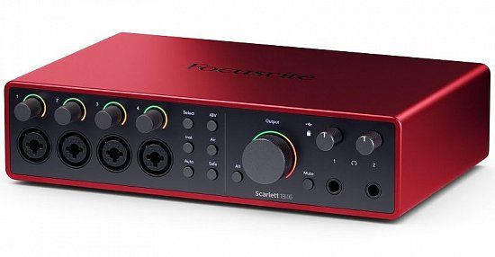 Focusrite Scarlett 18i16 4th Generation - USB аудіо інтерфейс ідеальний для живих сесій