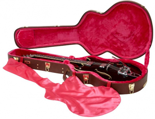 Кейс для электрогитары GATOR GW-335-BROWN Semi-Hollow Guitar Deluxe Wood Case - JCS.UA фото 3