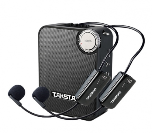 Бездротовий портативний підсилювач Takstar E500W-2P з наголовними мікрофонами - JCS.UA
