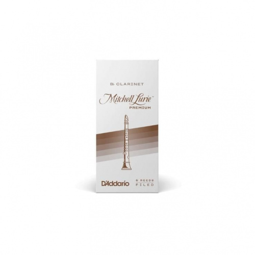 Трости для кларнета DADDARIO Mitchell Lurie Premium - Bb Clarinet #2.5 - 5 Pack - JCS.UA фото 2
