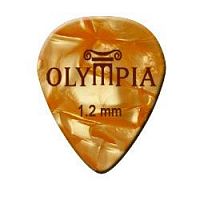 Медіатор OLYMPIA CELLULOID TEARDROP 1.2MM (GOLD PEARL) - JCS.UA