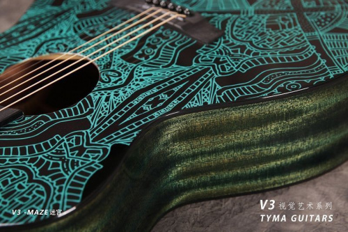 Електроакустична гітара Tyma V-3 Maze - JCS.UA фото 4