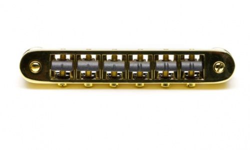 Бридж GRAPH TECH PS-8843-G0 STRING SAVER RESOMAX NV1 AUTOLOCK BRIDGE 4MM GOLD  - JCS.UA фото 3