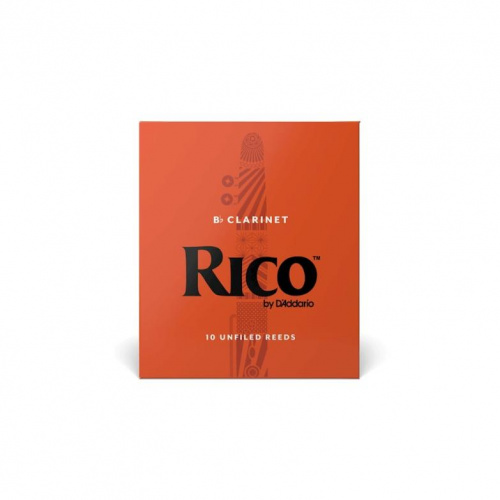 Трости для кларнета D'ADDARIO RCA1025 Rico - Bb Clarinet #2.5 - 10 Pack - JCS.UA фото 2