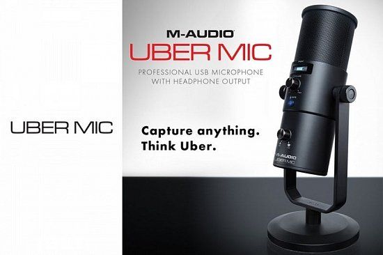 M-Audio Uber Mic - професійний USB-мікрофон!