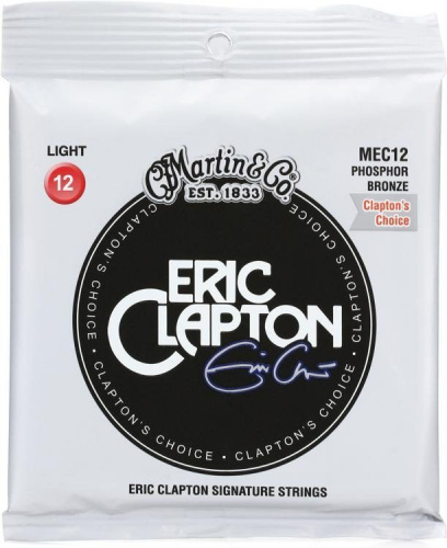 Струны MARTIN 41Y19MEC12 Clapton's Choice Phosphor Bronze Light (12-54) - JCS.UA