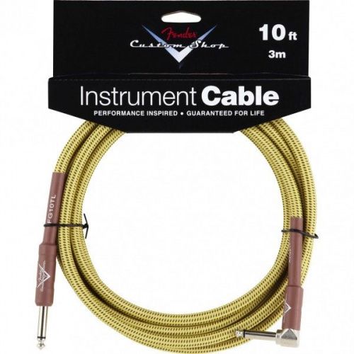 Кабель FENDER CUSTOM SHOP PERFORMANCE CABLE 10 ANGLED TW - JCS.UA