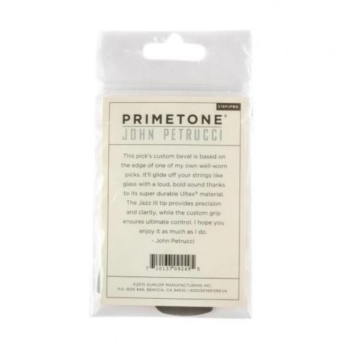 Медіатори Dunlop Primetone John Petrucci Jazz III Black Ultex 518RJPBK 1.38mm (12 шт) - JCS.UA фото 5