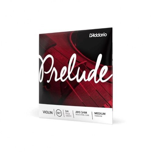 Струны D'ADDARIO J810 3/4M PRELUDE VIOLIN STRING SET 3/4 Scale Medium Tension - JCS.UA фото 2