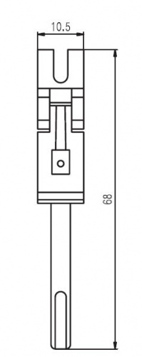 Сідло c гвинтом для тремоло системи PAXPHIL PS115-3 (Chrome) - JCS.UA фото 2