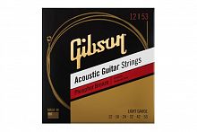 Струны для акустических гитар GIBSON SAG-PB12 PHOSPHOR BRONZE ACOUSTIC GUITAR STRINGS 12-53 ULTRA-LIGHT - JCS.UA