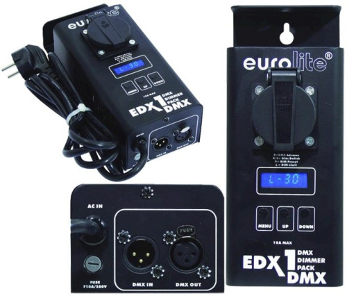 Диммер EUROLITE EDX-1 DMX dimmer pack 10 A - JCS.UA