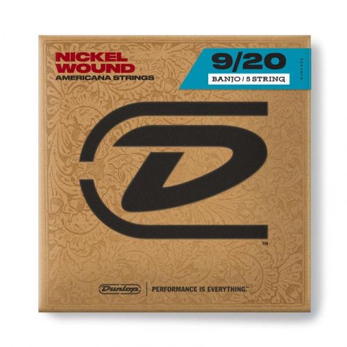 Струни DUNLOP DJN0920 NICKEL WOUND TENOR BANJO STRINGS 09-20 | 5 STRING - JCS.UA