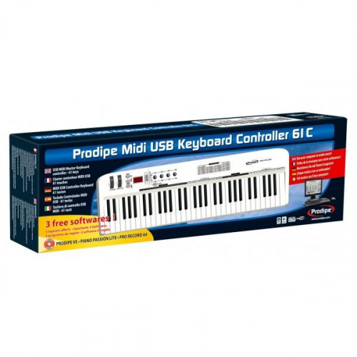 MIDI-клавиатура PRODIPE KEYBOARD 61C - JCS.UA фото 3
