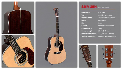 Акустическая гитара Sigma SDR-28H - JCS.UA фото 2