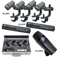 Комплект микрофонов для ударных SENNHEISER E 600 SERIES DRUM CASE - JCS.UA