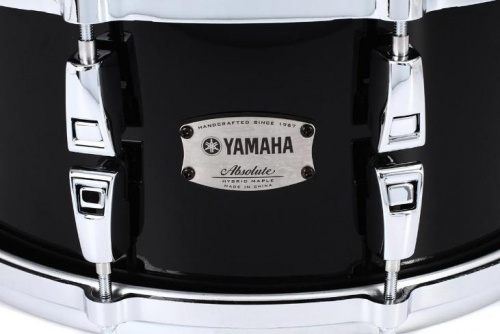 Малый барабан YAMAHA Absolute Hybrid Maple Snare 14 (Solid Black) - JCS.UA фото 5