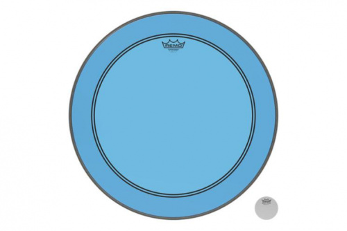Пластик для барабана REMO POWERSTROKE3 22 "COLORTONE BLUE - JCS.UA