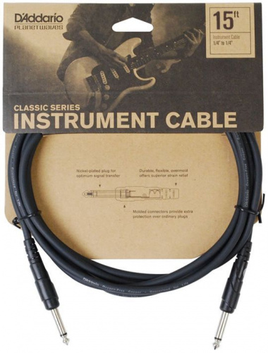 Инструментальный кабель D'ADDARIO PW-CGT-15 Classic Series Instrument Cable (4.5m) - JCS.UA
