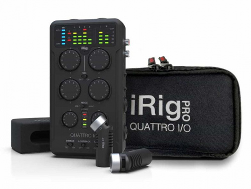 Аудиоинтерфейс IK MULTIMEDIA iRig Pro Quattro I/O Deluxe - JCS.UA