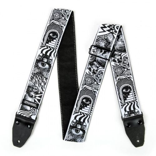 Гитарный ремень DUNLOP ILD04 ILOVEDUST SKULLS STRAP - JCS.UA фото 2