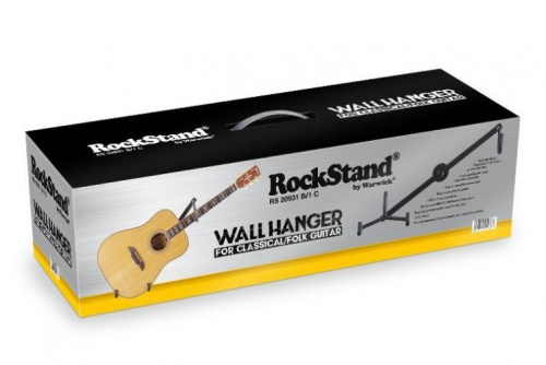 Настенный держатель ROCKSTAND RS20931 B - Acoustic Guitar Wall Hanger, horizontal - JCS.UA фото 10