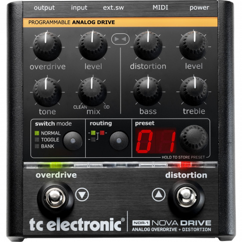 Педаль эффектов t.c.electronic NDR-1 Nova Drive - JCS.UA фото 3