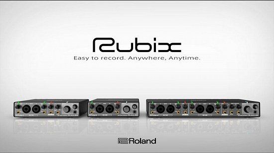 Roland Rubix22, Rubix24 і Rubix44 - нові аудіоінтерфейси для Mac, PC і iOS-девайсів!