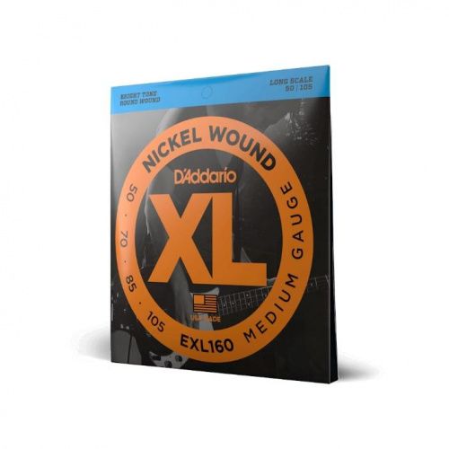 Струни DADDARIO EXL160 XL MEDIUM 50-105 - JCS.UA фото 2