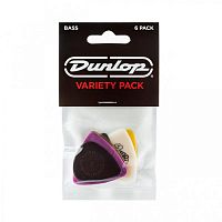 Медіатори Dunlop BASS PICK VARIETY PACK PVP117 (6шт.) - JCS.UA