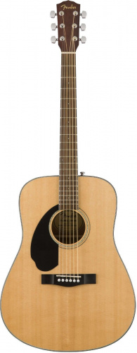 Акустическая гитара FENDER CD-60S LEFT-HAND NATURAL - JCS.UA