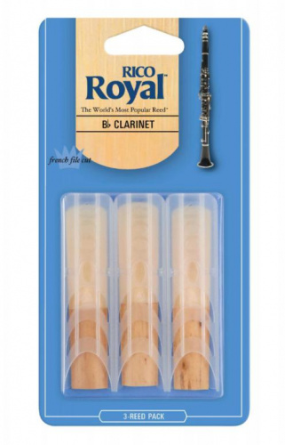 Тростини для кларнета RICO Royal - Bb Clarinet #1.5 - 3-Pack - JCS.UA