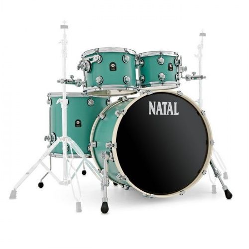 Ударна установка NATAL DRUMS CAFE RACER SEA FOAM GREEN - JCS.UA фото 2