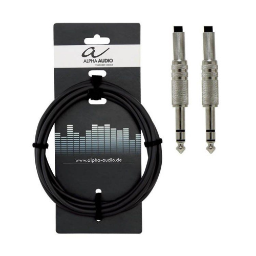 Інструментальний кабель Alpha Audio INSTRUMENT CABLE STEREO - JCS.UA