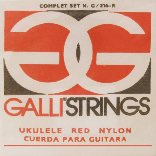 Струны для укулеле Galli G216 G216R (Красный) - JCS.UA
