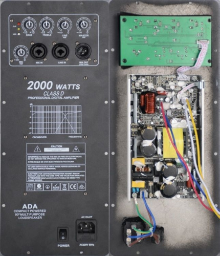Підсилювач для акустичної системи NGS ADA12-15 12/15" 500Вт - JCS.UA