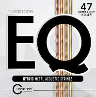 Струны для акустической гитары CLEARTONE 7810 EQ HYBRID METAL ACOUSTIC ULTRA LIGHT 10-47 - JCS.UA
