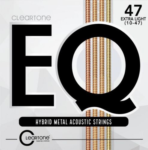 Струны для акустической гитары CLEARTONE 7810 EQ HYBRID METAL ACOUSTIC ULTRA LIGHT 10-47 - JCS.UA