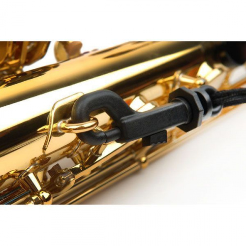 Ремень D'ADDARIO SLA13 Saxophone Fabric Neck Strap Tenor / Baritone - Snap Hook (Black) - JCS.UA фото 3