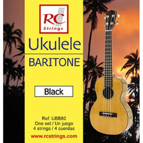 Струны для укулеле Royal Classics UBB80 Ukelele Black Baritono - JCS.UA