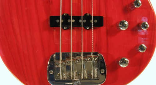 Бас-гитара G&L MJ-4 (Clear Red, rosewood) №CLF067650 - JCS.UA фото 5