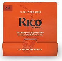 Трости для саксофона D'Addario RJA0120-B25 Rico - Alto Sax # 2.0 - 25 Pack - JCS.UA