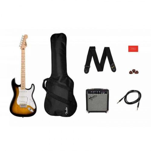 Гитарный набор SQUIER by FENDER SONIC STRATOCASTER PACK MN 2-COLOR SUNBURST - JCS.UA